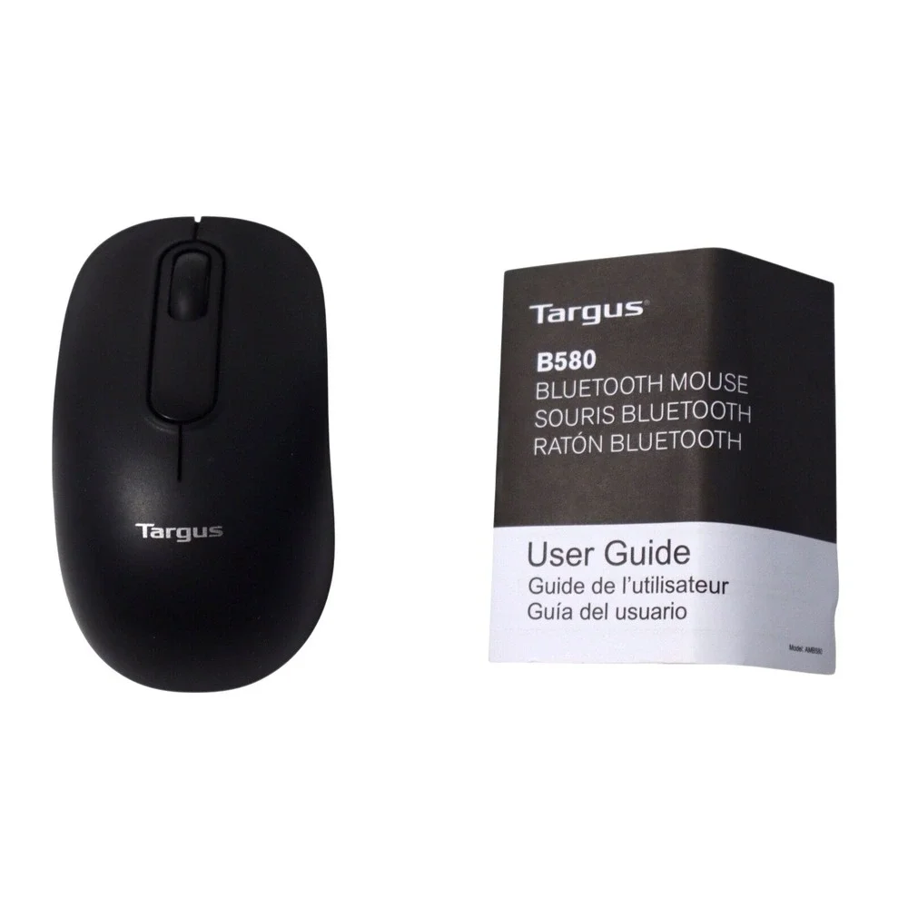 Brand New Targus B580 Bluetooth Mouse AMB580 Compact Size Black 3 Buttons